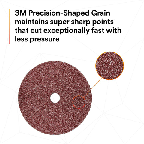 3M Cubitron II 982C long disc life supports production grinding