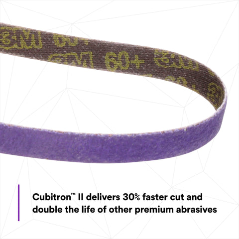 3M Cubitron II 786F belt handles spot weld removal.