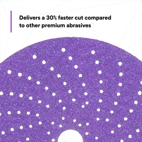 Dust extraction aided by multi-hole pattern for cleaner work surface