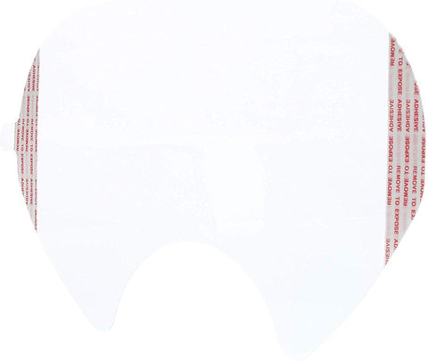 3M Faceshield Cover 6885 in-use view reduces wear on visor in industrial tasks.