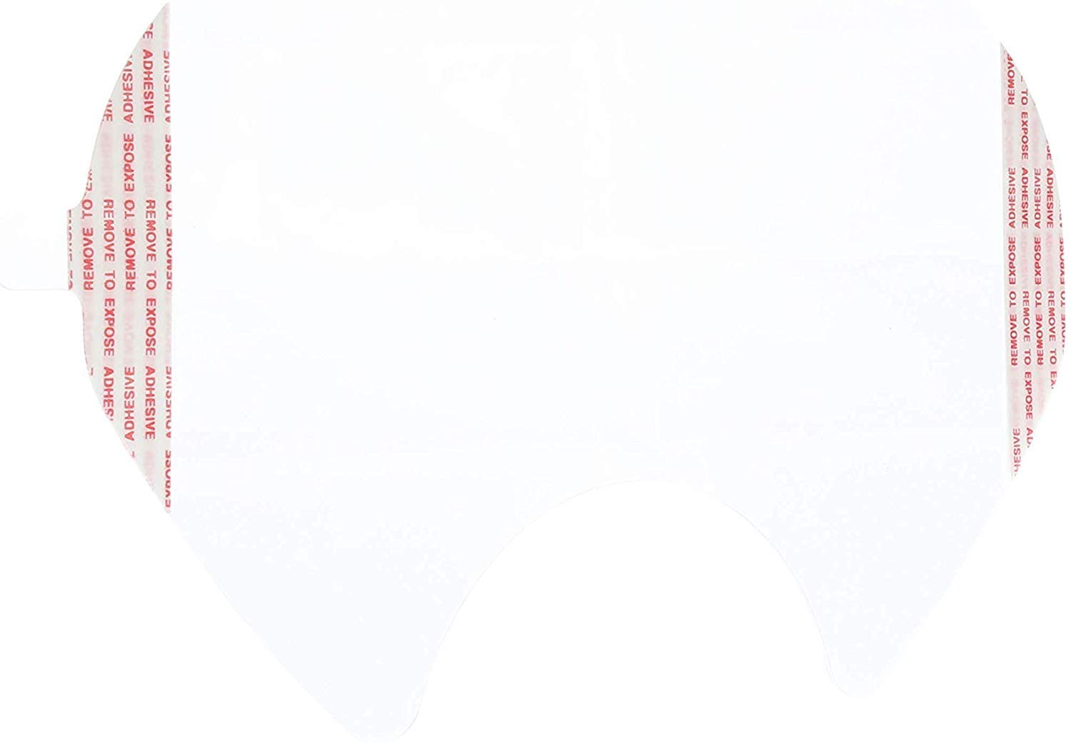 3M Faceshield Cover 6885 side view shields the lens during painting and debris exposure.