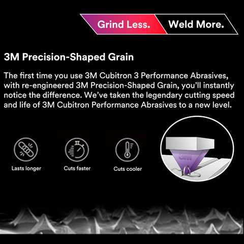 3M Flap Disc 769F offers lasting cut and versatile finishing options.