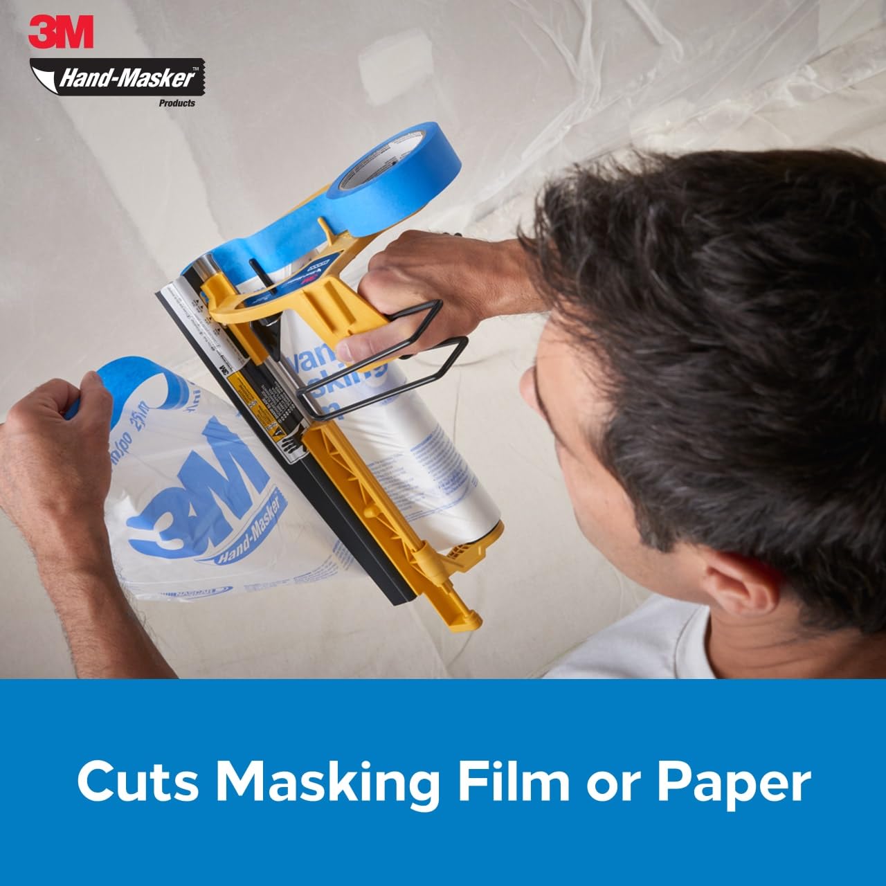 3M Hand Masker blade provides a 12-inch cutting reach
