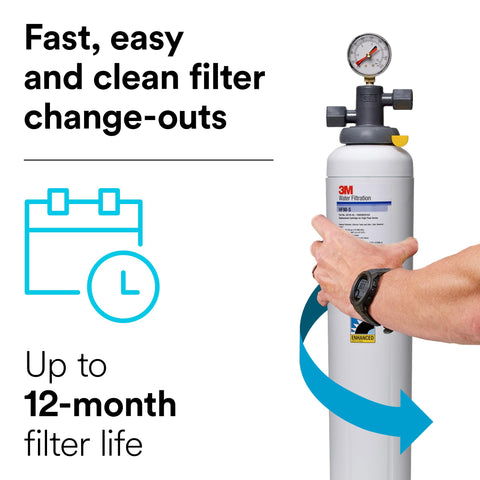 3M HF90-S reduces sediment and chlorine-related flavors for better ice quality.