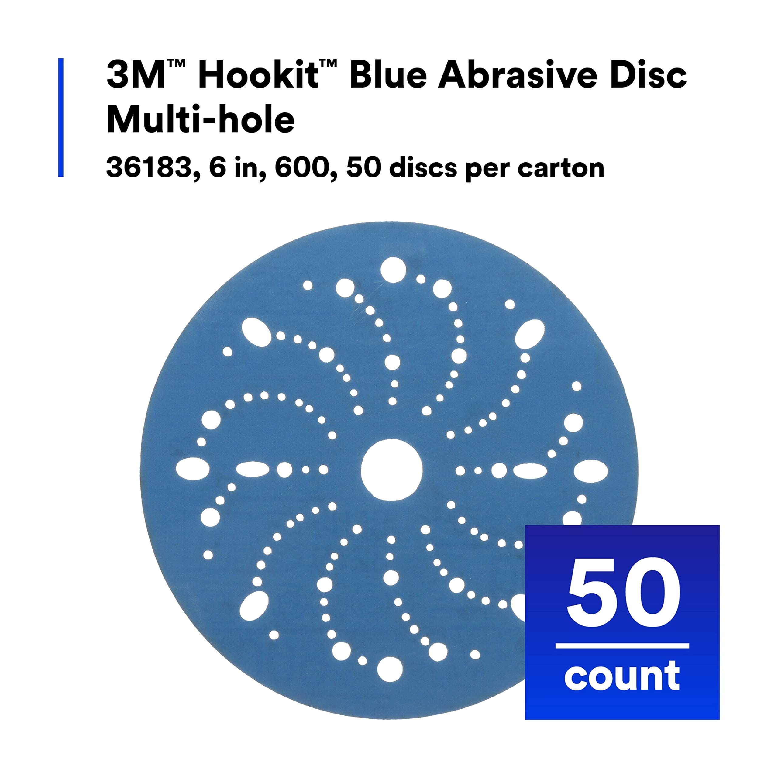 3M Hookit Blue disc ceramic mineral blend for steady performance