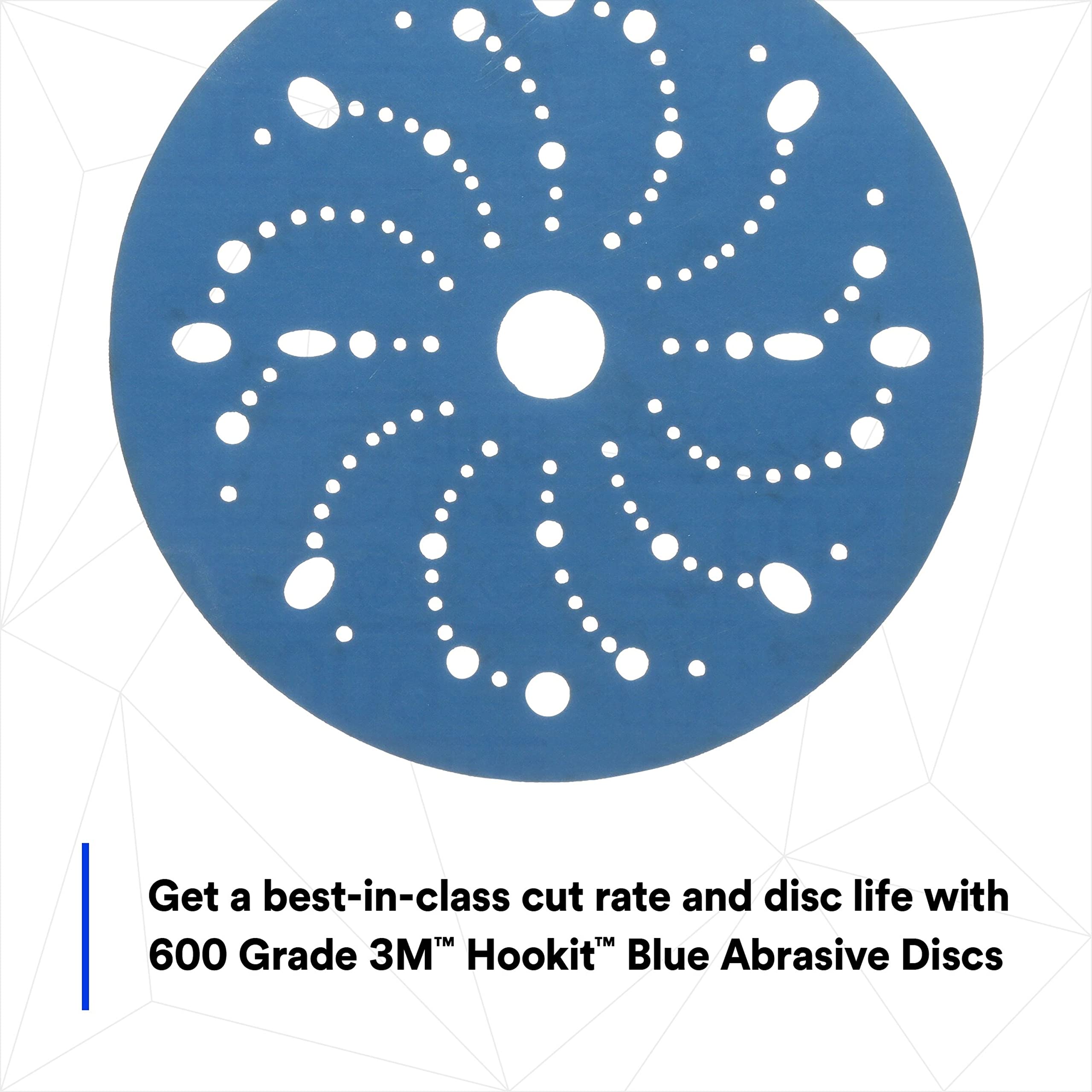3M Hookit Blue disc quick-change system enables fast disc swaps