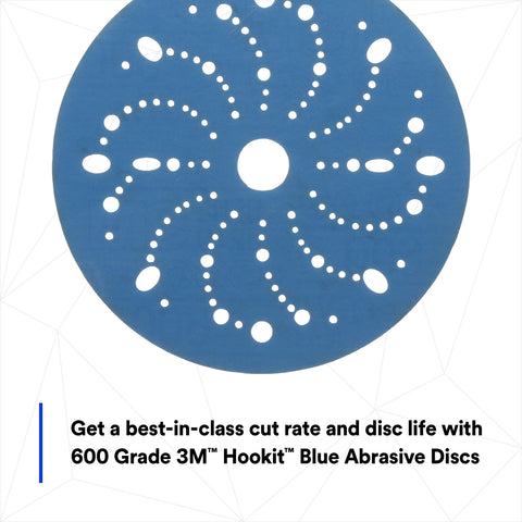 3M Hookit Blue disc quick-change system enables fast disc swaps