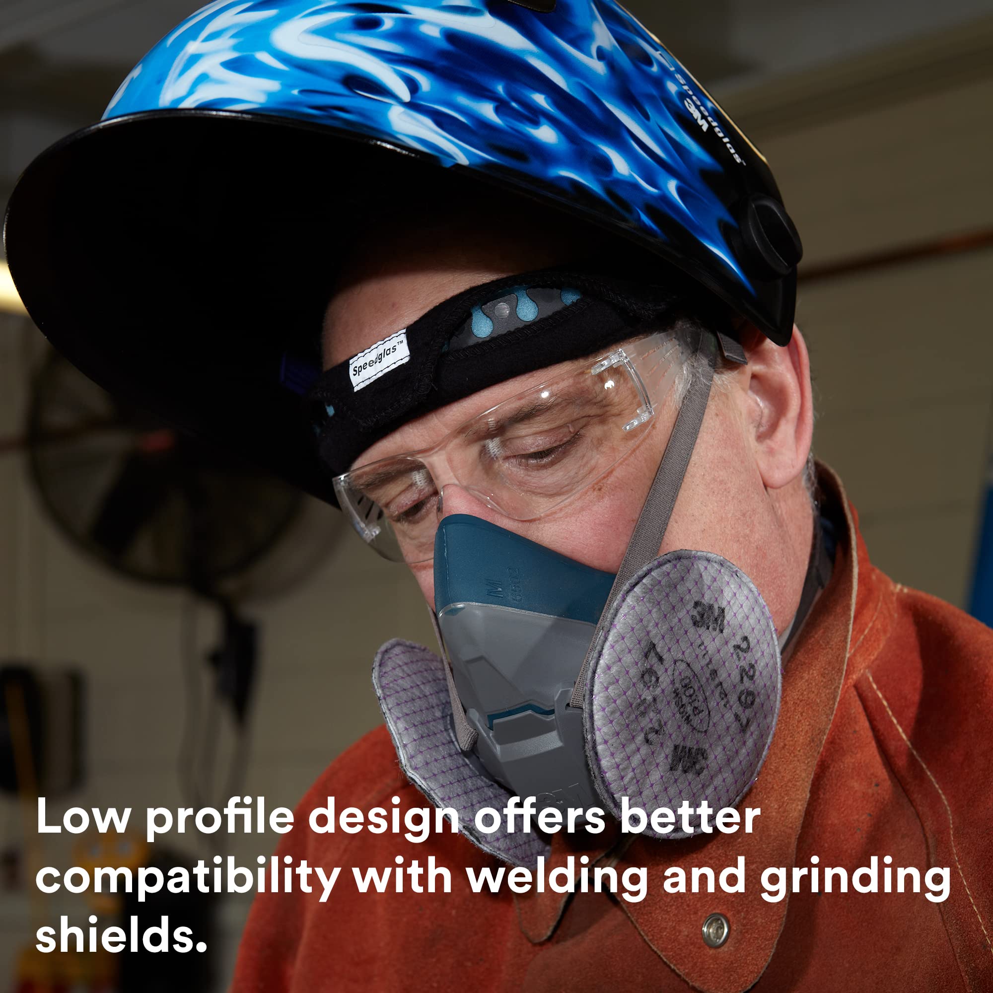 3M Rugged Comfort 6503 is designed for industrial use across construction, manufacturing, and more