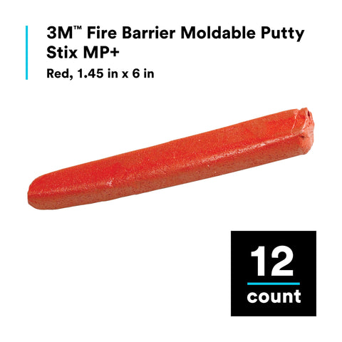 3M Intumescent Putty Stix creates a draft seal and cold smoke barrier.