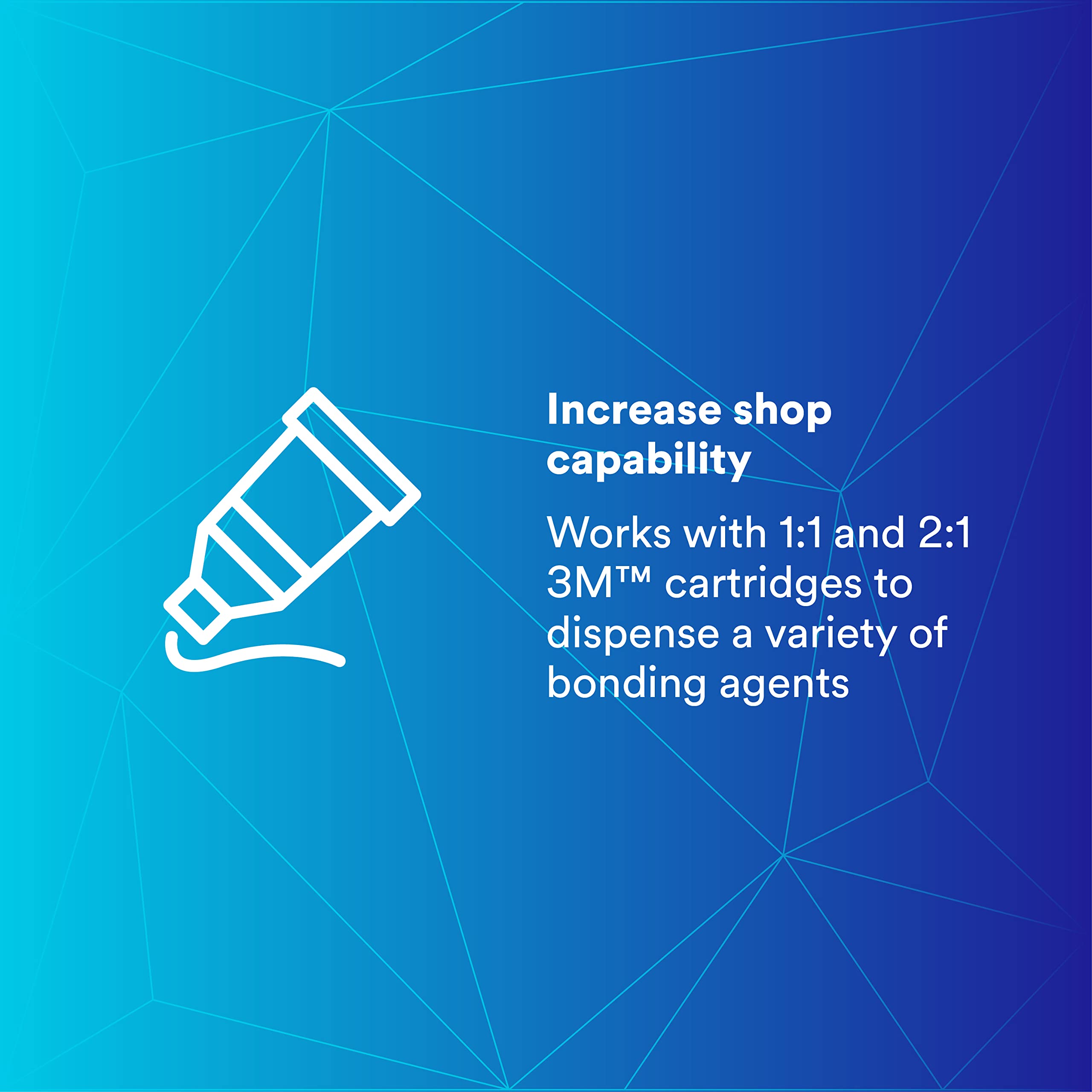 Two-part premix capability from cartridges streamlines bond preparation.
