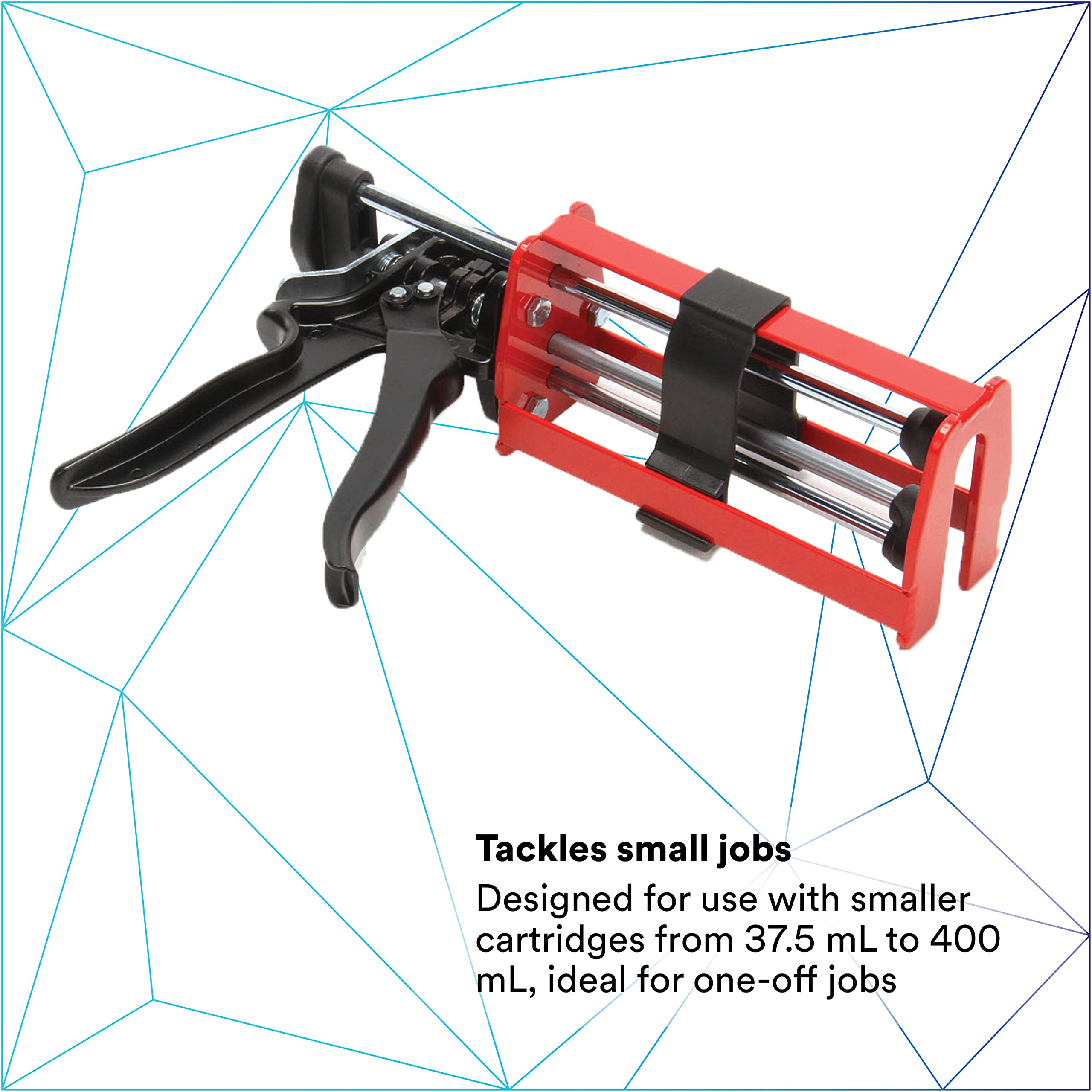 3M Manual Cartridge Applicator supports 1:1 and 2:1 cartridges for versatile bonding.