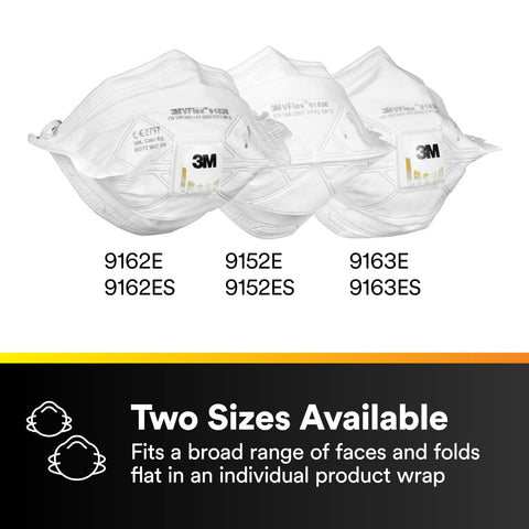 Lightweight and breathable, the 3M N95 respirator stays comfortable all day.