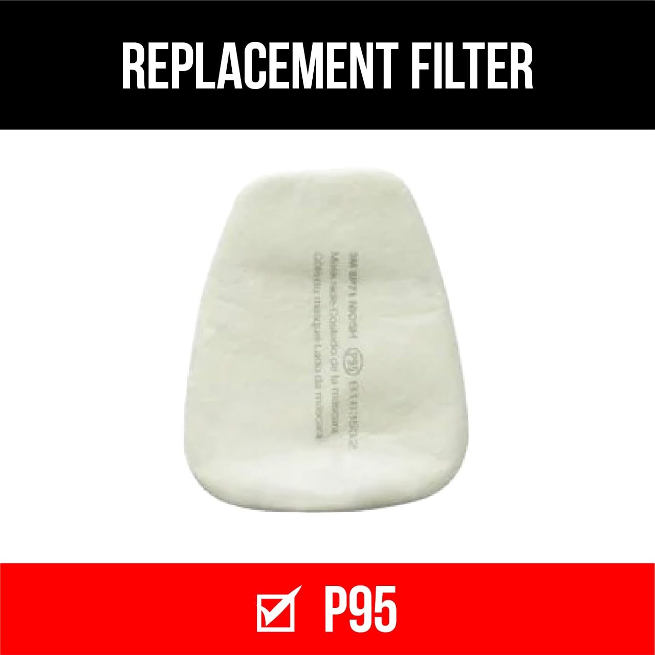 3M Particulate Filter 5P71 P95 compatible with 5000/6000 series via 501 retainer