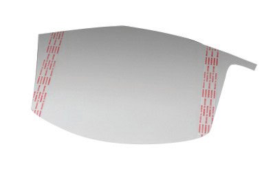 3M Peel-Off Visor Cover on M-925 visor protects against scratches and overspray.