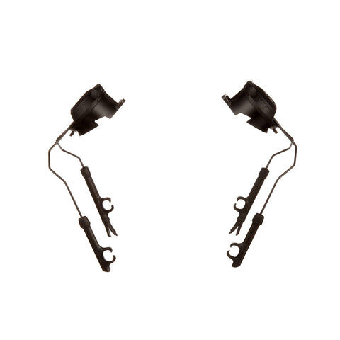 3M PELTOR ARC headset on helmet rail setup for tactical use