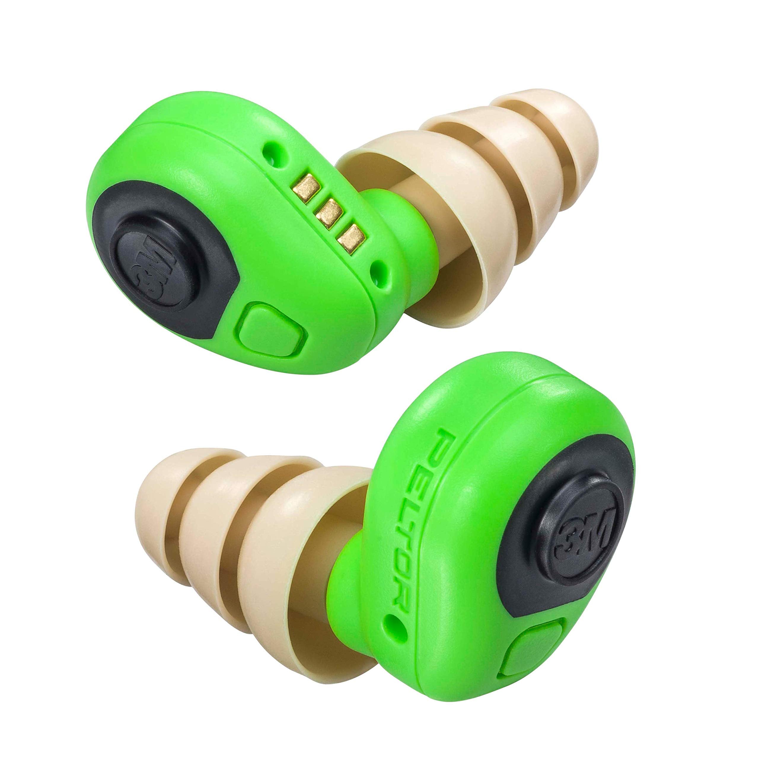 3M PELTOR EEP-100 earplug kit with charging case enables protected listening on site.