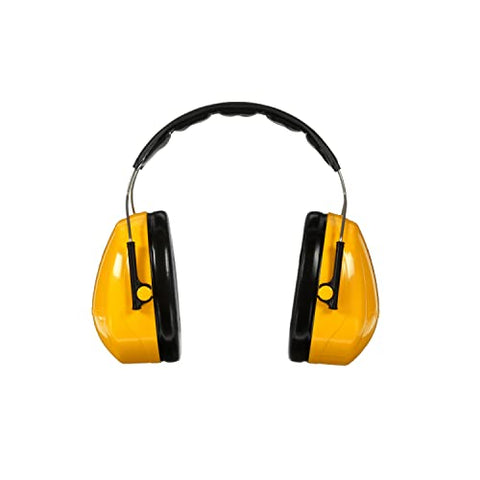 3M PELTOR Optime 98 headband in stainless steel distributes weight for comfort.
