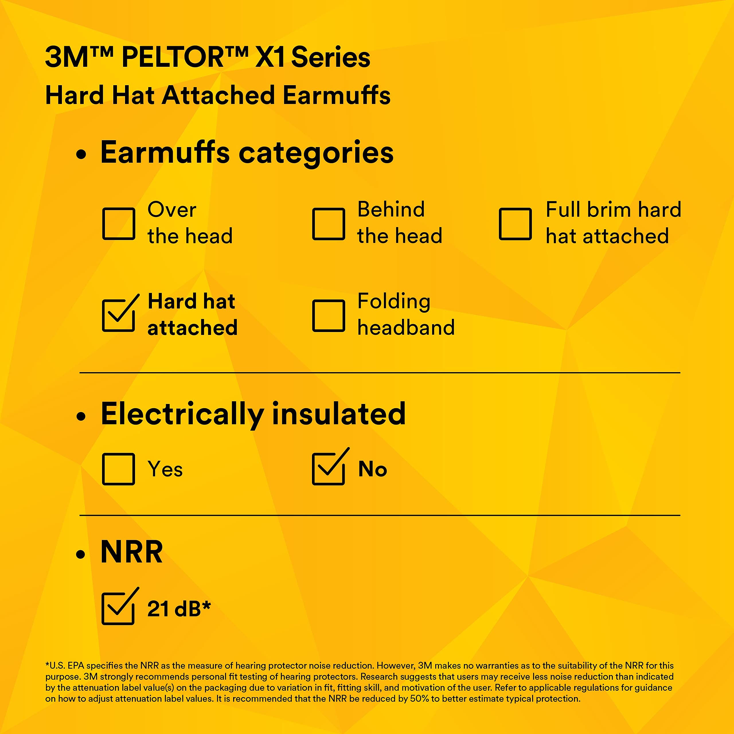 3M PELTOR X1P3E hygiene kit HYX1 supports easy replacement