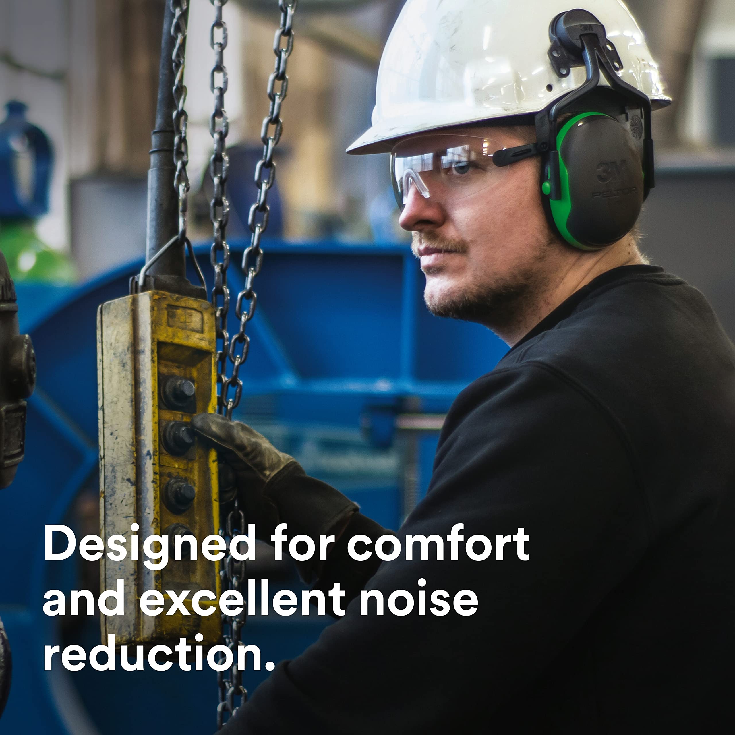 Universal mounting fits most hard hats for quick retrofitting