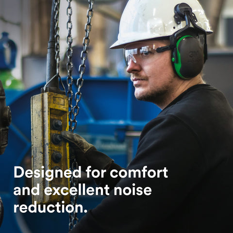 Universal mounting fits most hard hats for quick retrofitting