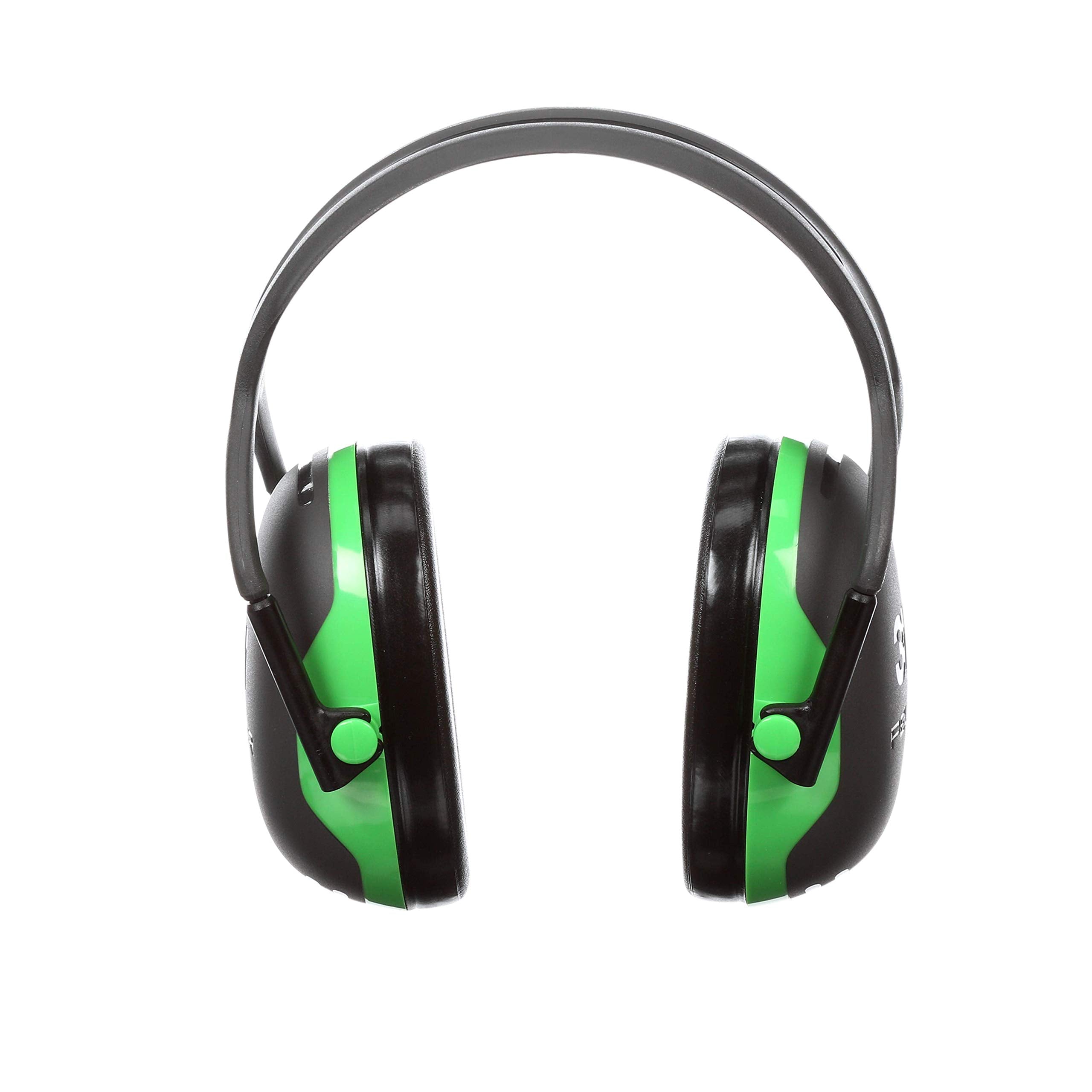 3M PELTOR X1A earmuff in over-the-head style provides all-day comfort and protection.