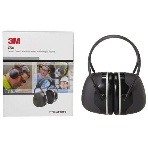 3M PELTOR X5A headband close-up highlights dielectric construction for safety