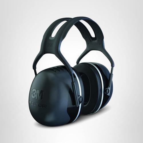 3M PELTOR X5A in worksite setting shows protective hearing gear