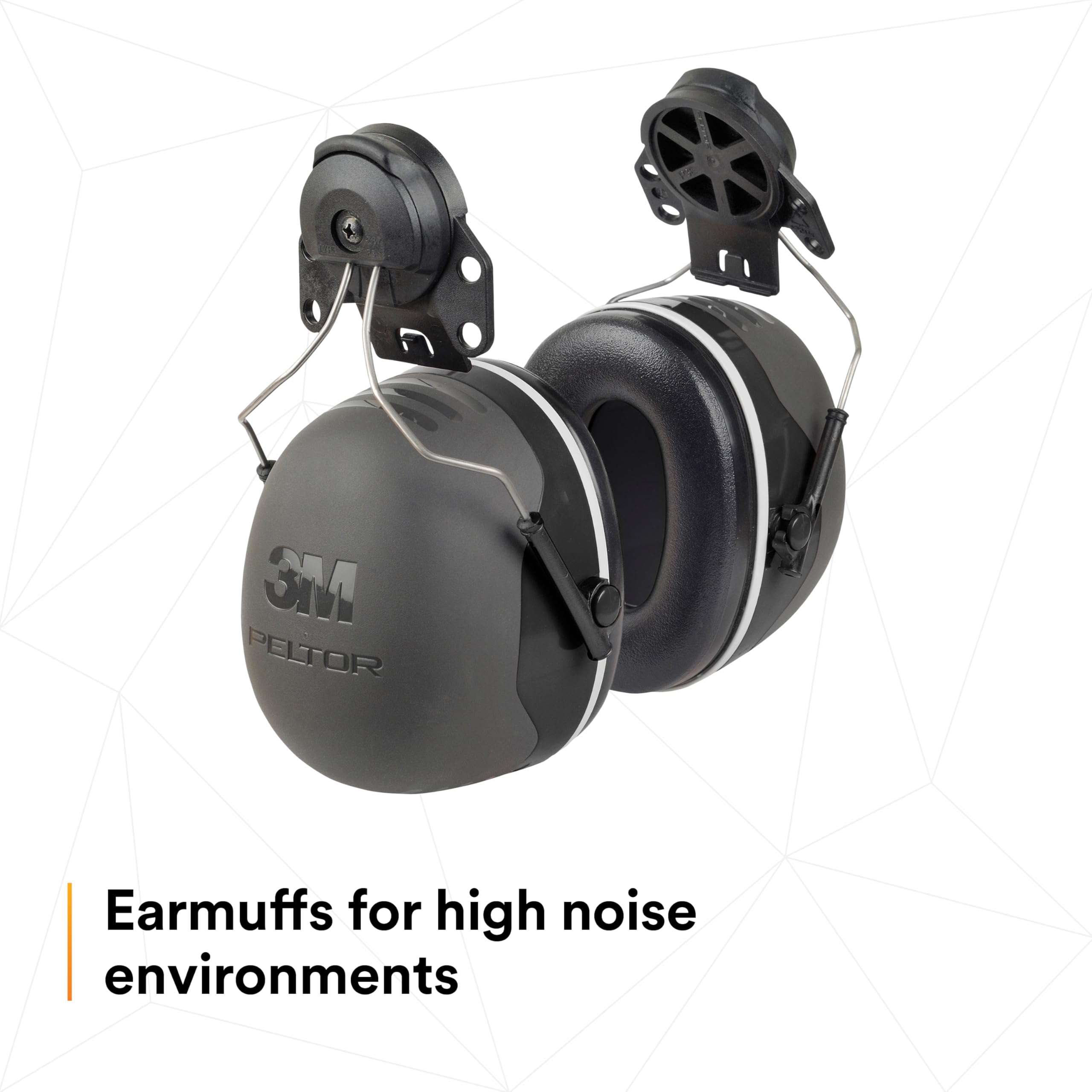 3M PELTOR X5P3E pivoting earcups simplify positioning for use, standby, or storage