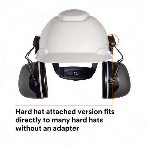 3M PELTOR X5P3E earmuffs deliver up to 31 dB NRR in loud environments