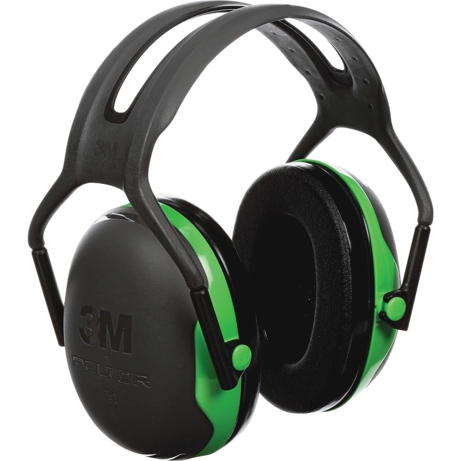 3M PELTOR X1A earcup pivots tilt for customizable fit and seal.