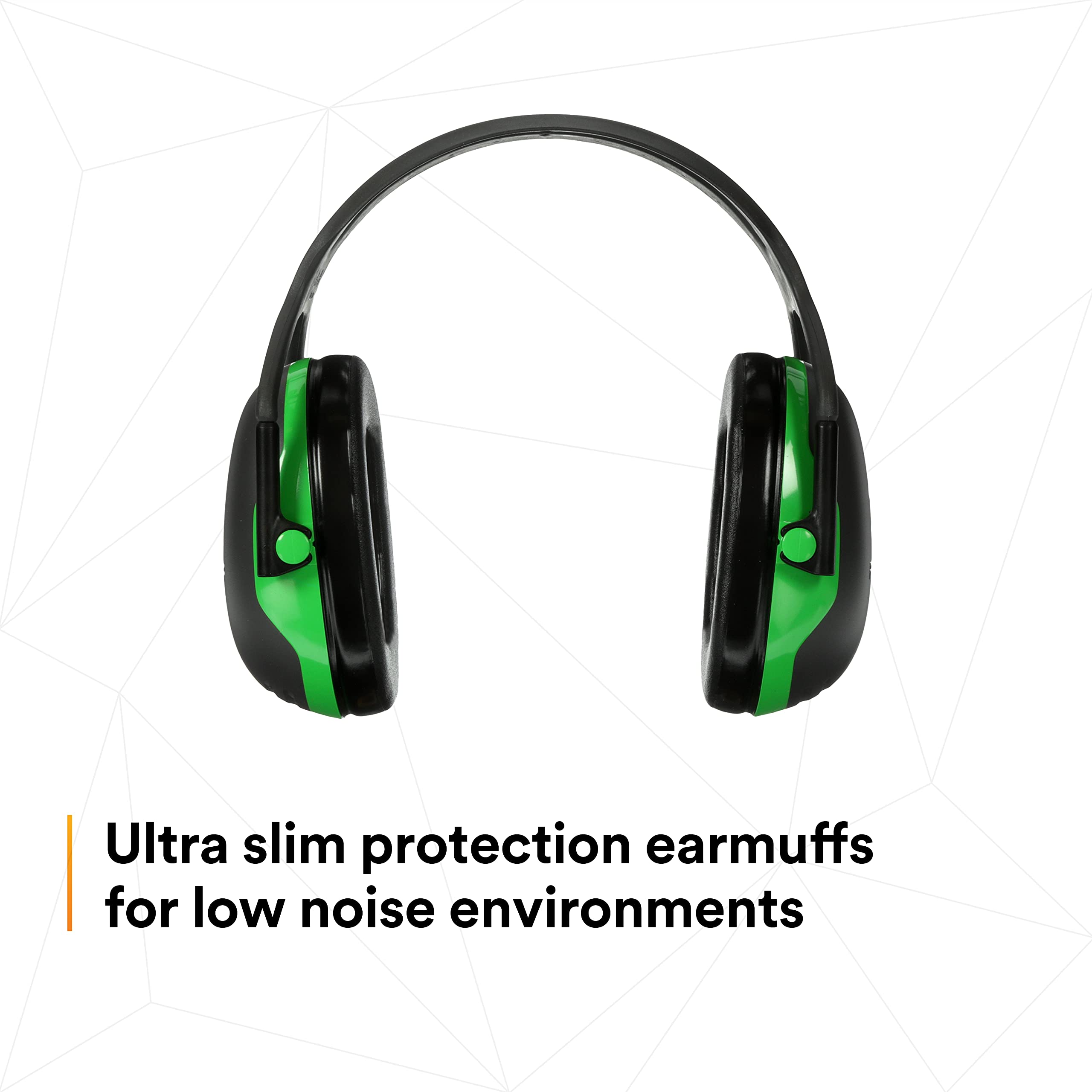 3M PELTOR X1A low-profile earcups for compact protection in tight spaces.