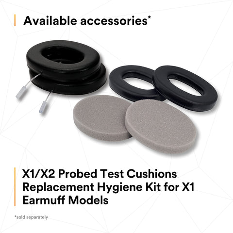 3M PELTOR X1A 22 dB NRR provides effective attenuation for moderate noise.
