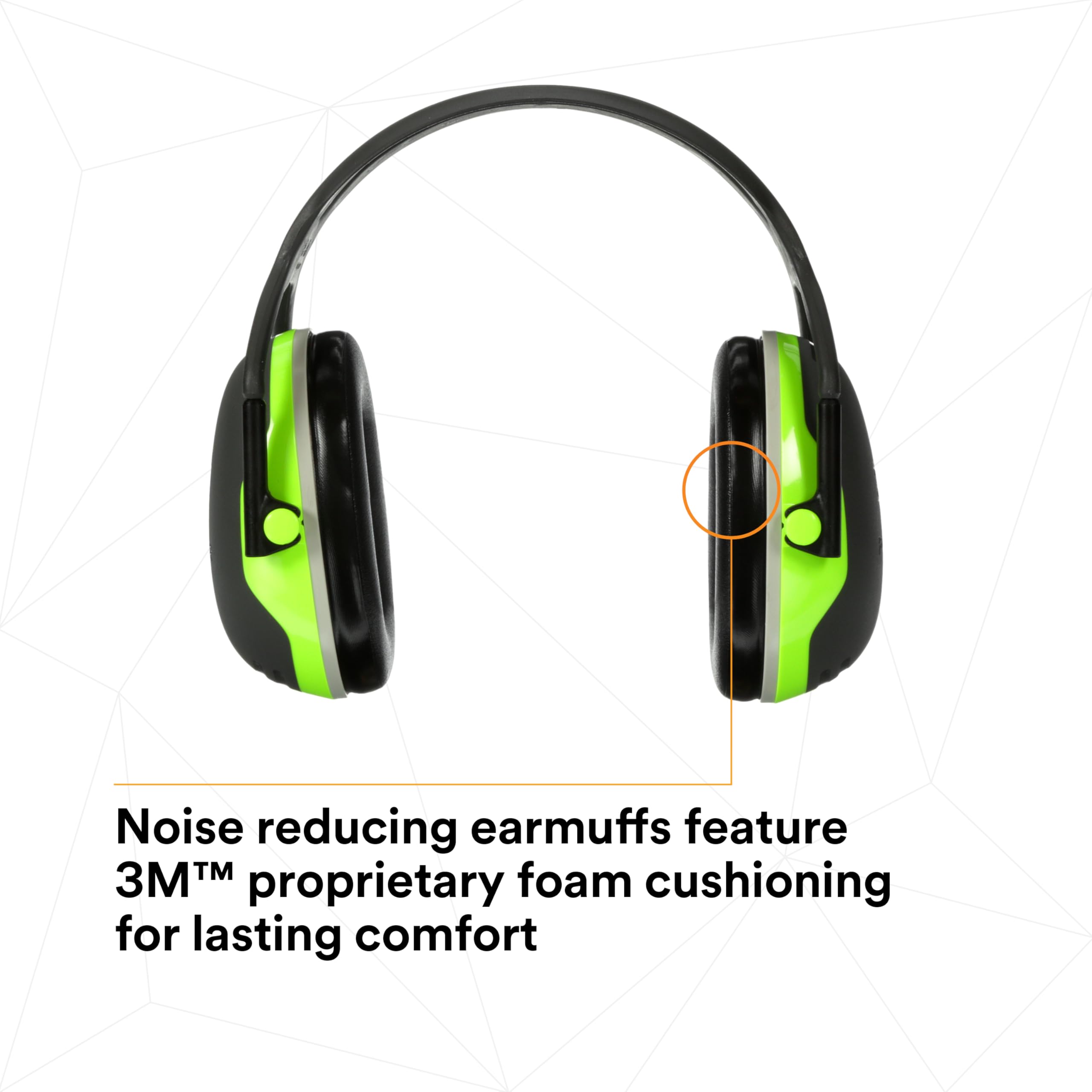 Internal stainless steel wire headband maintains consistent pressure for eight hours.