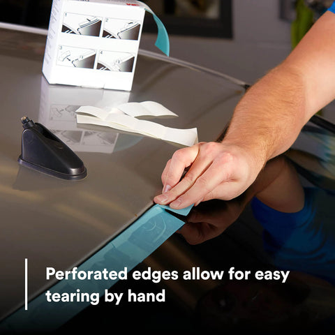 10 mm hard band targets the edge for effective masking of trim.