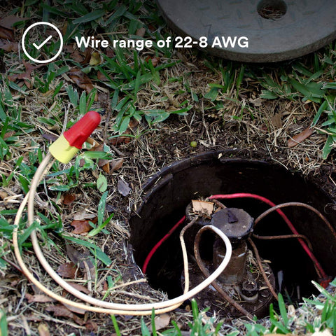 Flexible skirt minimizes copper exposure for safer electrical work.