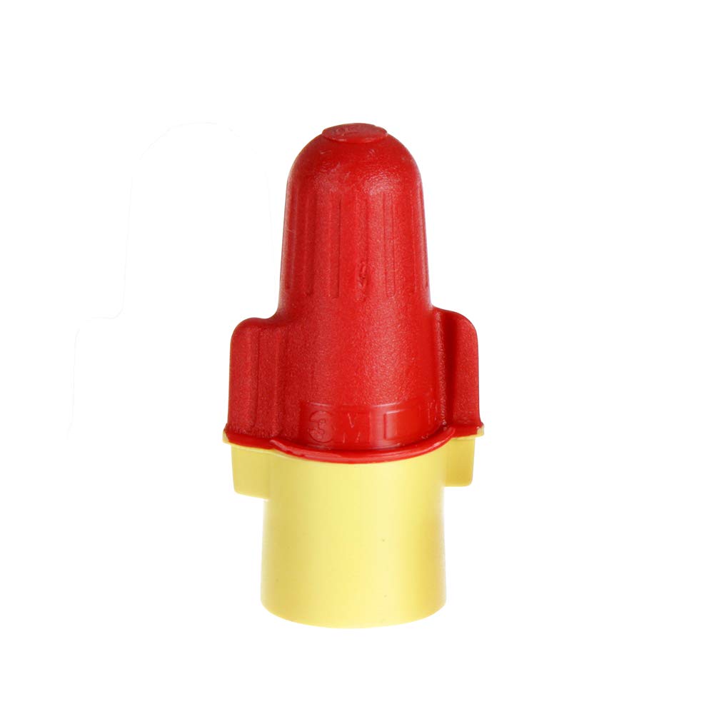 3M Performance Plus wire connector with flexible spring for secure pigtail connections.
