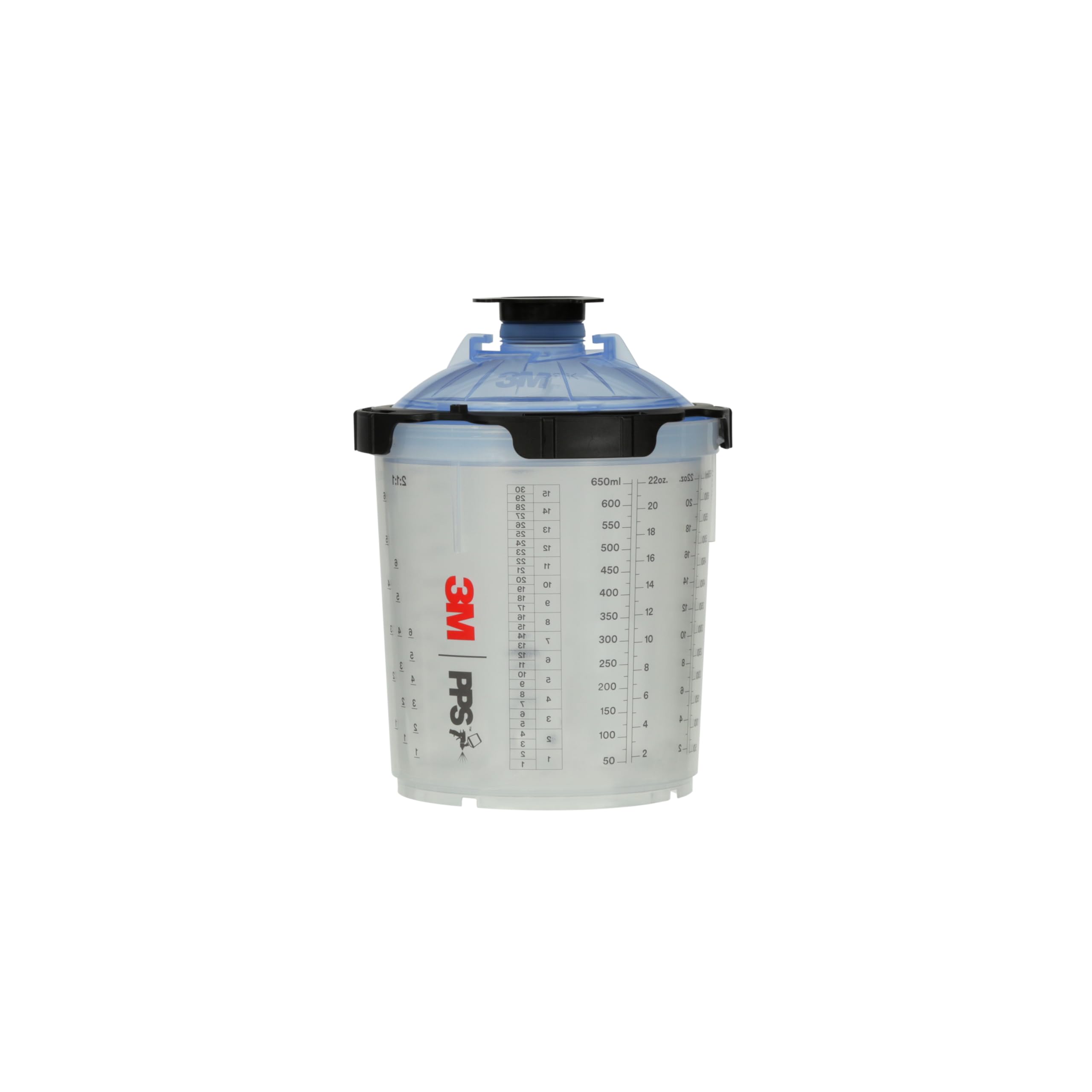 3M PPS 2.0 disposable lids ready for new mixes