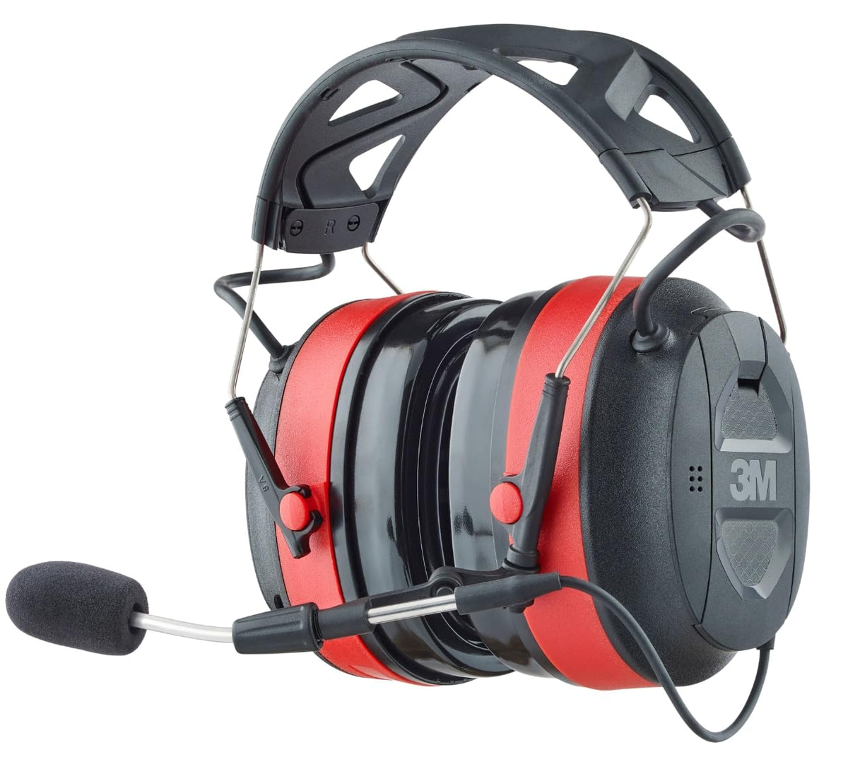 3M Pro-Comms external microphones provide situational awareness on noisy job sites