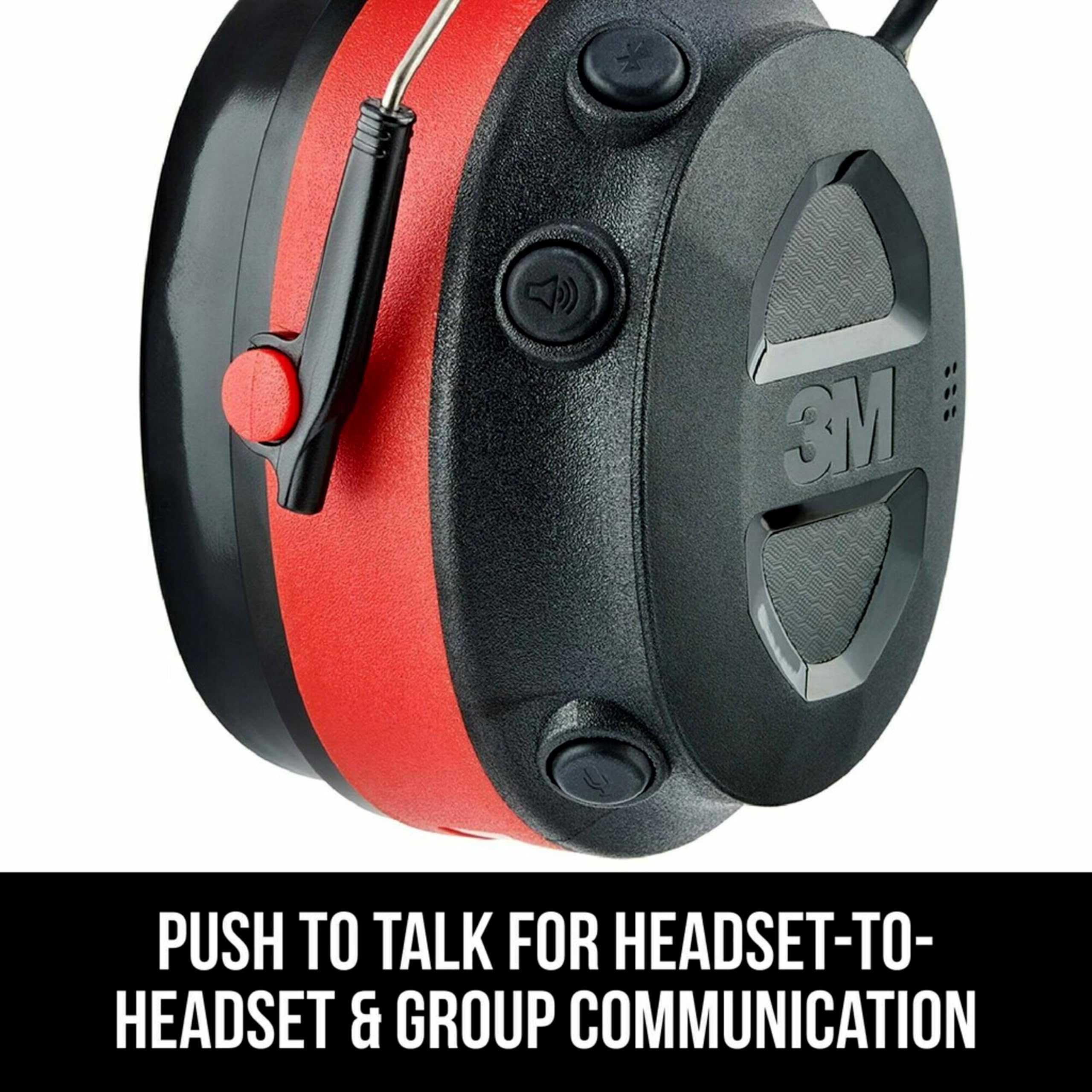 3M Pro-Comms premium gel cushions offer long-wear comfort