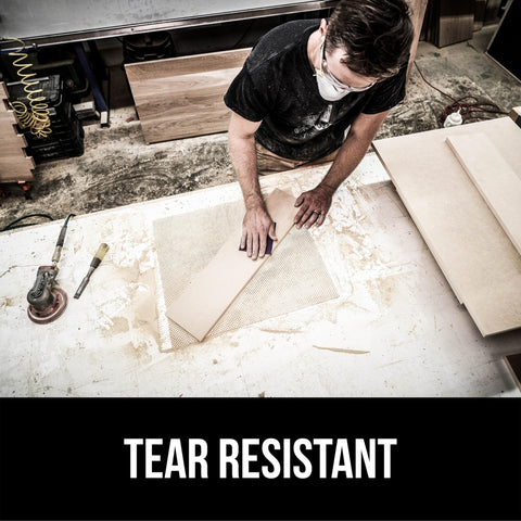 3M Pro Grade No-slip backing resists tearing during heavy-duty sanding