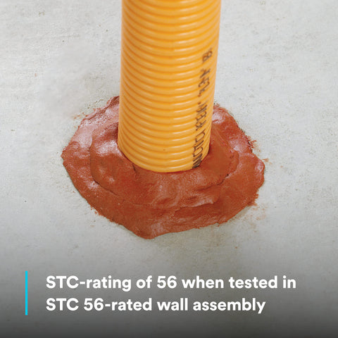 3M Putty Stix provides a durable firestop and long-lasting seal.