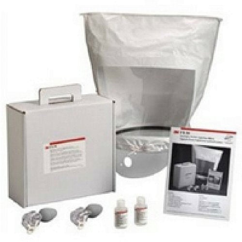3M Qualitative Fit Test FT-10 Sweet close-up demonstrating respirator seal testing.
