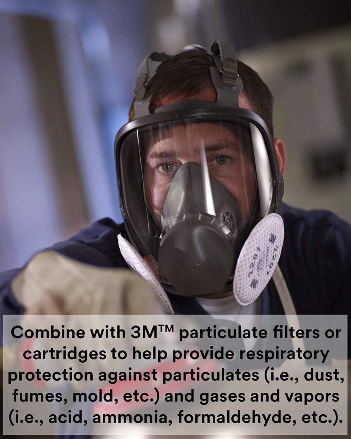 3M Safety 142-6800 medium size fit for diverse faces