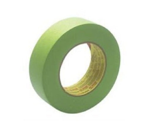 Close-up of 3M Scotch 233+ tape on a surface highlighting paint bleed-through resistance and sharp lines.
