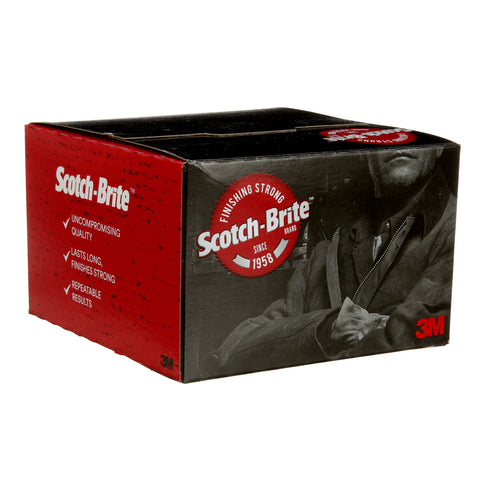 3M Scotch-Brite Roloc disc removes light rust and oxides from metal surfaces