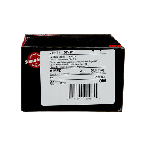 3M Scotch-Brite Roloc industrial-use disc designed for metal cleaning