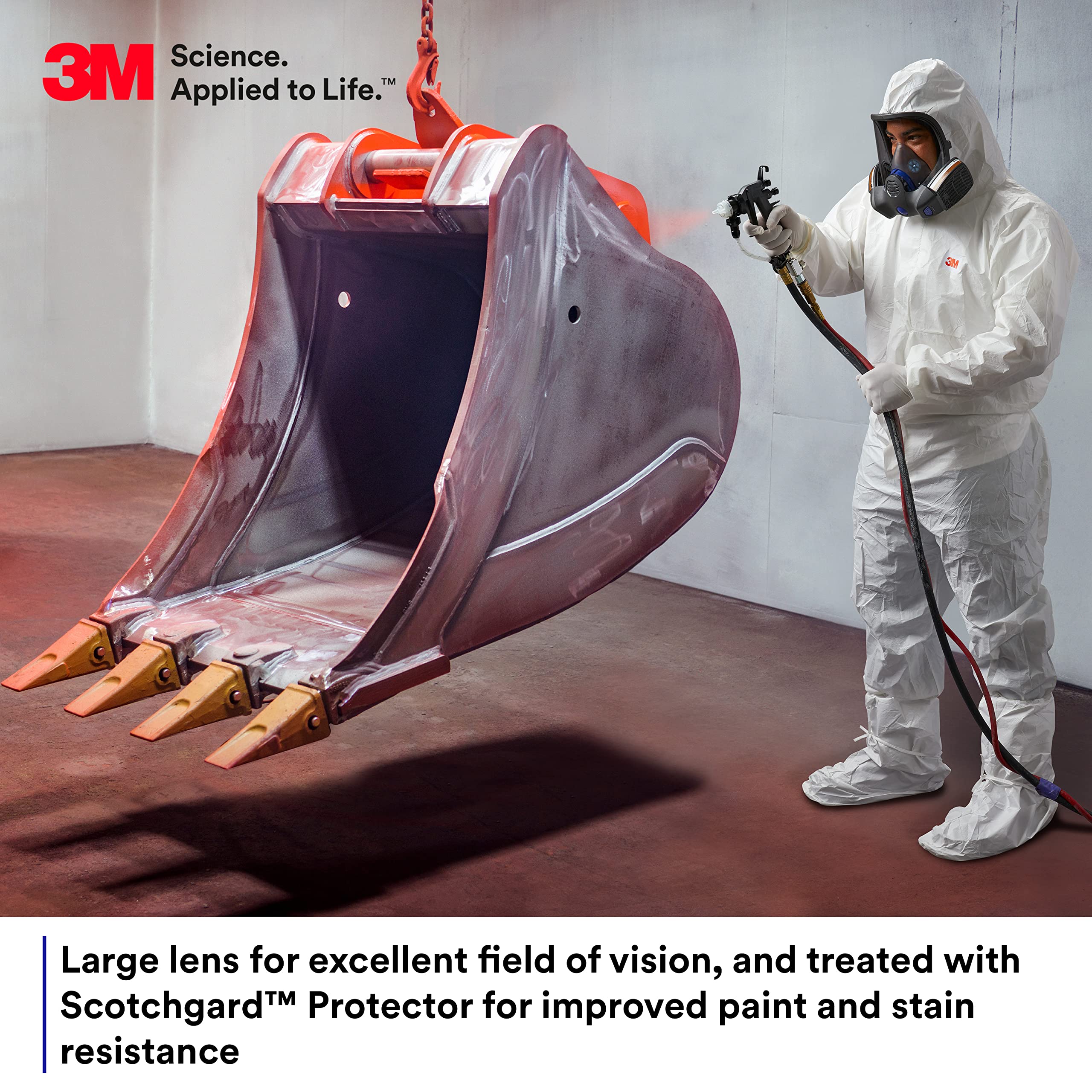 3M Secure Click FF-800 comfort cradle reduces pressure points during long wear