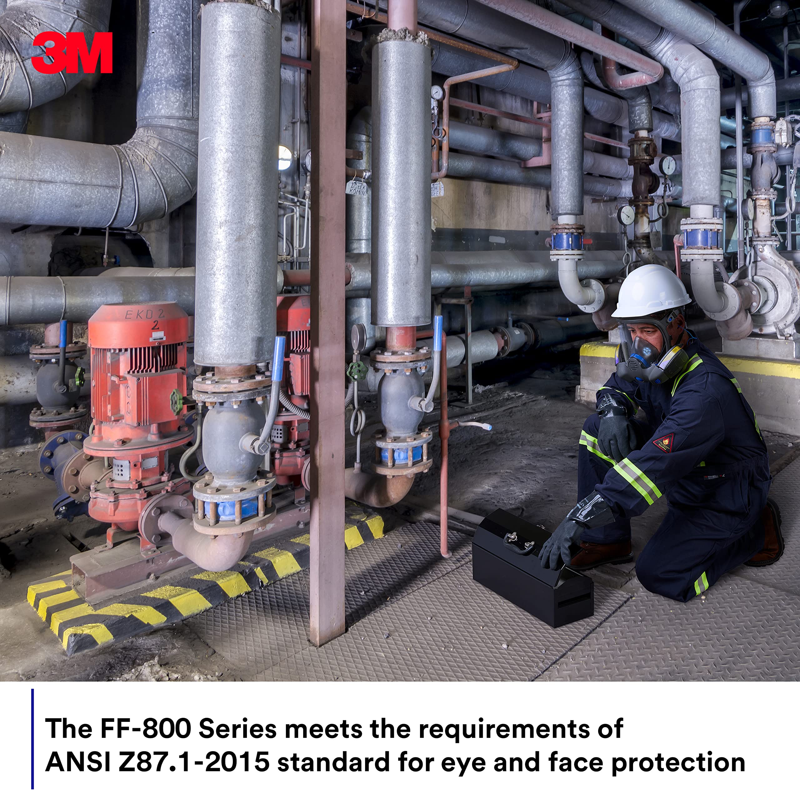 3M Secure Click FF-800 lens with Scotchgard for stain resistance