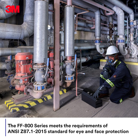 3M Secure Click FF-800 lens with Scotchgard for stain resistance