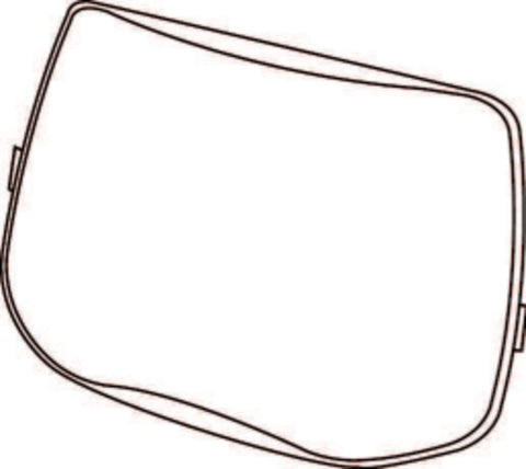 3M Speedglas 9100 outside protection plate packaging highlights dimensions for easy ordering and compatibility.